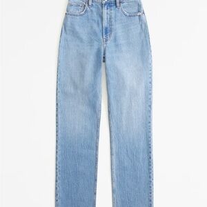 Abercrombie 90s Straight Ultra Hi Rise Jeans